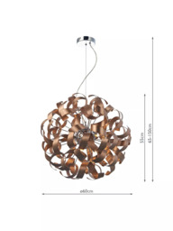 Där Rawley Ribbon Ceiling Light - thumbnail 2