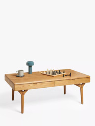 John Lewis X-Ray Wood Coffee Table, Oak - thumbnail 5