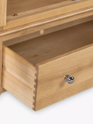 Julian Bowen Cotswold Double Wardrobe with 1 Drawer, Natural - thumbnail 3