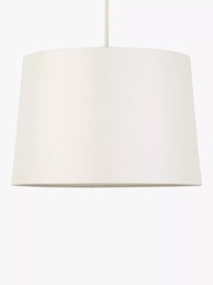 John Lewis Gemma Silk Tapered Lampshade, Oyster - thumbnail 6