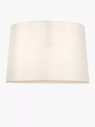 John Lewis Gemma Silk Tapered Lampshade, Oyster - thumbnail 5