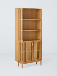 John Lewis Slatted II Storage Unit/Bookcase, Oak