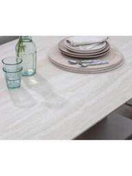 Bramblecrest Prague 7-Seater Casual Garden Dining Set with Height-Adjustable Table, Latte - thumbnail 6