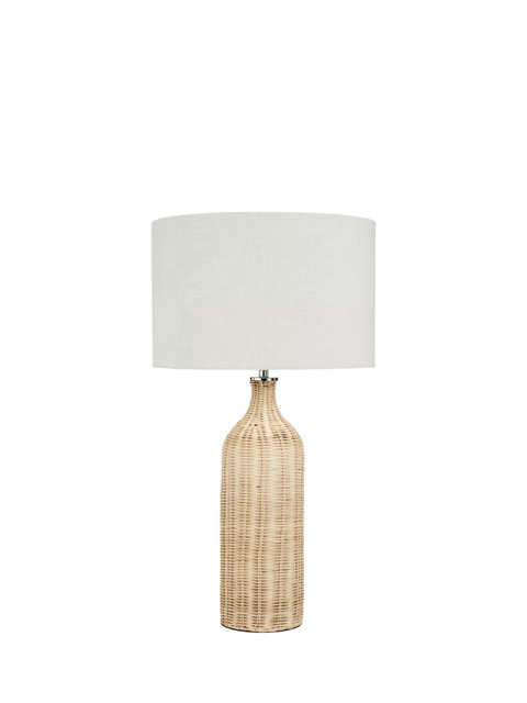 Pacific Anika Woven Rattan Table Lamp - image 1