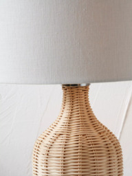 Pacific Anika Woven Rattan Table Lamp - thumbnail 4