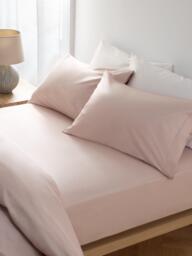 John Lewis Egyptian Cotton Percale Easy Care 400 Thread Count Fitted Sheet - thumbnail 4