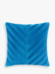 John Lewis Patchwork Chevron Cushion - thumbnail 1