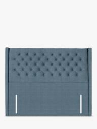 John Lewis Margot Winged Full Depth Upholstered Headboard, Small Double - thumbnail 1