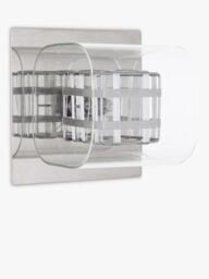 Impex Avignon Glass Cube Wall Light - thumbnail 1