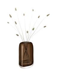 LSA International Melt Vase, H24cm, Brown - thumbnail 2