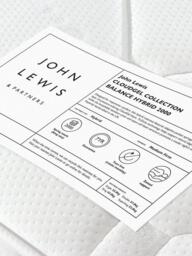 John Lewis CloudGel 2000 Pocket Spring Mattress, Medium/Firm Tension, Small Double - thumbnail 5