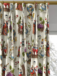 Disney Home x Sanderson Alice Made to Measure Curtains or Roman Blind, Hundreds & Thousands - thumbnail 4