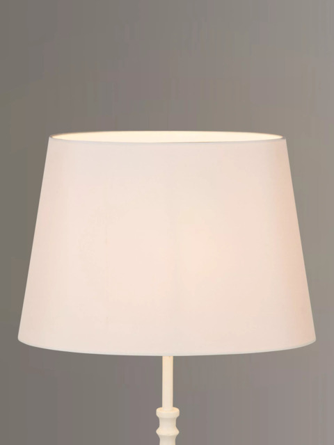 John Lewis Gemma Silk Oval Lampshade, Oyster - image 1