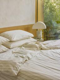 Piglet in Bed Slumber Stripe Washed Cotton Bedding - thumbnail 2