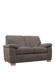 John Lewis Camden Small 2 Seater Leather Sofa, Light Leg - thumbnail 1