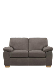John Lewis Camden Small 2 Seater Leather Sofa, Light Leg - thumbnail 5