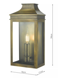 Där Vapour Single Outdoor Wall Light - thumbnail 4