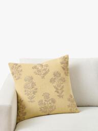 Pottery Barn Gillian Embroidered Cushion Cover, Straw