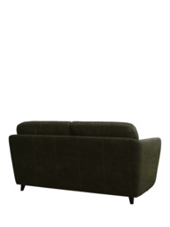 John Lewis Arlo Medium 2 Seater Leather Sofa Bed, Dark Leg - thumbnail 4