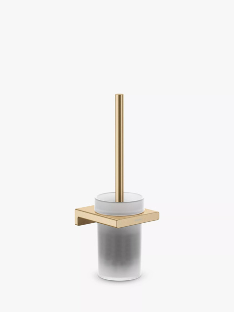 Hansgrohe AddStoris Toilet Brush & Wall-Mounted Holder - image 1