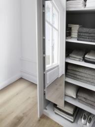 John Lewis Ascot/Newlyn Fold Out Full-Length Wardrobe Mirror, 173 x 36cm - thumbnail 2