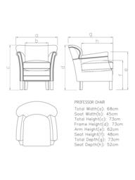Halo Little Professor Leather Armchair - thumbnail 2