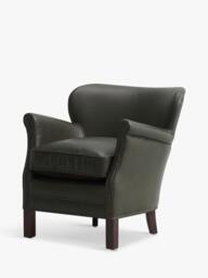 Halo Little Professor Leather Armchair - thumbnail 4
