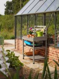 VegTrug Potting Table, 78cm, FSC-Certified (Cedar Wood), Grey Wash - thumbnail 4