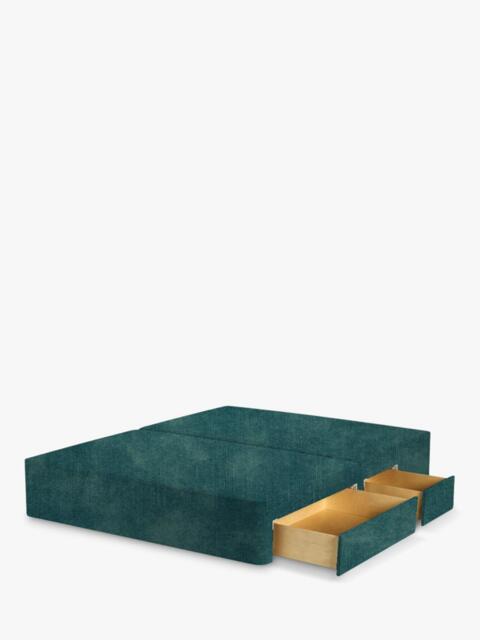John Lewis Pocket Sprung Upholstered Continental 2+2 Drawer Divan Base, Small Double