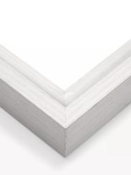 John Lewis Natasha Barnes 'Formation' Abstract Framed Canvas Print, 64 x 124cm, White/Multi - thumbnail 3