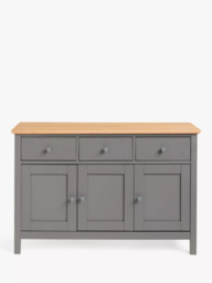 John Lewis Wilton Wide Sideboard, Grey - thumbnail 2
