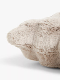 John Lewis Wave Faux Fur Cushion - thumbnail 2
