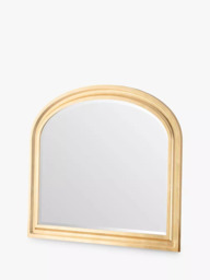 Yearn Vogue Overmantel Wood Frame Bevelled Edge Wall Mirror, 83 x 105cm - thumbnail 3