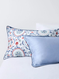 John Lewis Keya Suzani Pure Cotton Sateen Duvet Cover Set, 200 Thread Count - thumbnail 3