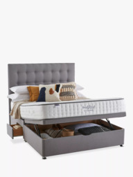 Silentnight 2 Drawer Continental Half Ottoman Divan Storage Bed, King Size - thumbnail 5