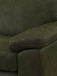 John Lewis Camden LHF Chaise Leather Sofa Bed, Light Leg - thumbnail 6