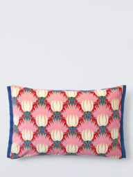 Morris & Co. Tulip and Bird Velvet Cushion - thumbnail 1