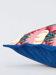 Morris & Co. Tulip and Bird Velvet Cushion - thumbnail 4