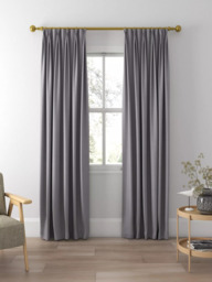 Designers Guild Madrid Made to Measure Curtains or Roman Blind, Pewter - thumbnail 5