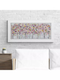 John Lewis Sara Otter 'Memories with You' Framed Print, 56 x 116cm, Pink/Multi - thumbnail 2