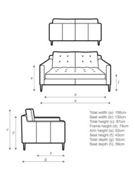 John Lewis Draper II Medium 2 Seater Leather Sofa, Dark Leg - thumbnail 2