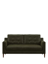 John Lewis Draper II Medium 2 Seater Leather Sofa, Dark Leg - thumbnail 5