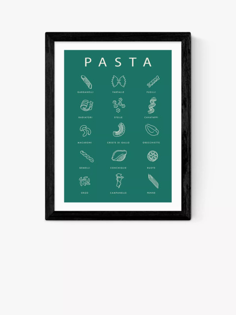 EAST END PRINTS Violet Studio 'Pasta Guide' Wood Framed Print - image 1