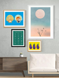 EAST END PRINTS Violet Studio 'Pasta Guide' Wood Framed Print - thumbnail 2