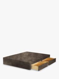 John Lewis Pocket Sprung Upholstered 4 Drawer Divan Base, Double