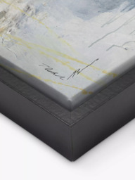 John Lewis Natasha Barnes 'Formation' Abstract Framed Canvas Print, 66 x 126cm, White/Multi - thumbnail 3
