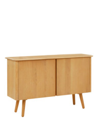 John Lewis Greenwood 2 Door Sideboard, Solid Oak/Bianco Oil