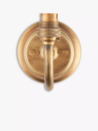 John Lewis Pompion Swan Neck Wall Light Fitting, Aged Brass - thumbnail 4