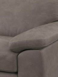 John Lewis Camden LHF Chaise Corner Leather Sofa, Light Leg - thumbnail 6