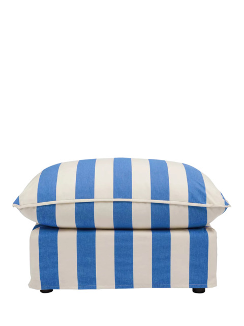 John Lewis x Sophie Conran Cocobella Footstool, Coastal Stripe - image 1